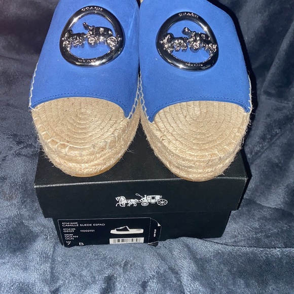 Coach Camille suede espadrilles gently worn - Picture 4 of 5